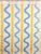 China Seas Fabric: Tete a Tete Vertical - Custom Inca Gold / French Blue / Blue on Tinted Belgian Linen / Cotton