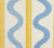 China Seas Fabric: Tete a Tete Vertical - Custom Inca Gold / French Blue / Blue on Tinted Belgian Linen / Cotton