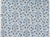 Home Couture Fabric: Kalamkari Floral - Custom Medium Blues on White Linen / Cotton