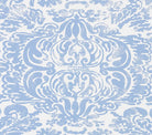 Decorative light blue pattern on a white background