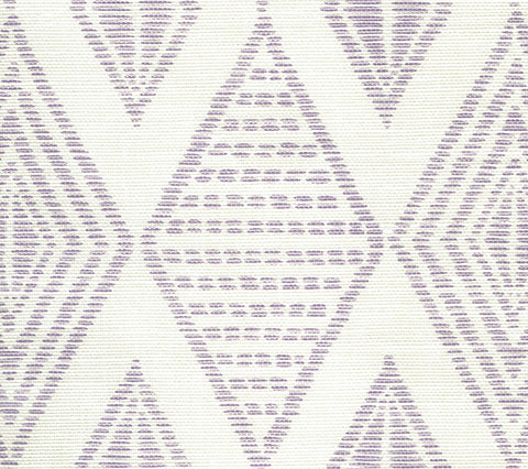 Alan Campbell Fabric: Safari Embroidery - Custom Soft Lavender on Tinted Belgian Linen / Cotton