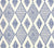 Alan Campbell Fabric: Safari Embroidery - Custom New Navy on Tinted Belgian Linen / Cotton