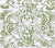 China Seas Fabric: San Marco - Custom Kelly Green on White Belgian Linen / Cotton