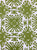 China Seas Fabric: Sigourney - Custom Jungle Green on Belgian Linen / Cotton