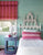 Quadrille Wallpaper: Puccini - Custom Summer Night on Almost White Paper (FIVE YARD MINIMUM)