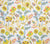 Alan Campbell Fabric: Potalla - Custom Aqua / Mustard on Tinted Belgian Linen/Cotton