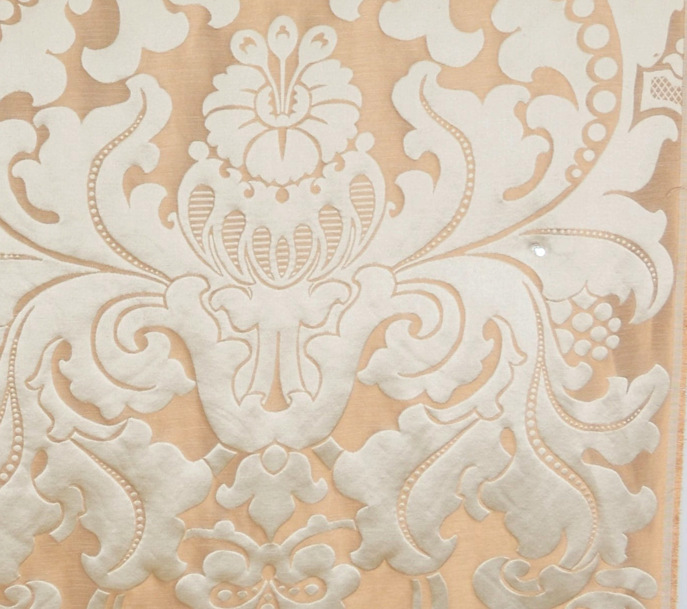 Quadrille Woven: Da Vinci - Taupe (Imported from Italy) detail