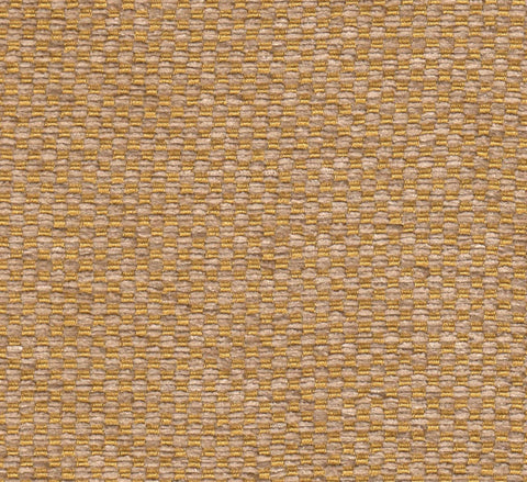Quadrille Woven Fabric: Micro Cheque - Goldust (Light-Duty, Commercial Quality Viscose Blend)