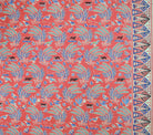 China Seas Fabric: Malay Batik - Custom Watermelon on Tinted Belgian Linen/Cotton