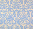 Quadrille Fabric: Monty II - Custom China Blue on Tinted Belgian Linen/Cotton