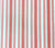 Quadrille Prints: Lane Stripe  - Custom Watermelon on White Belgian Linen/Cotton
