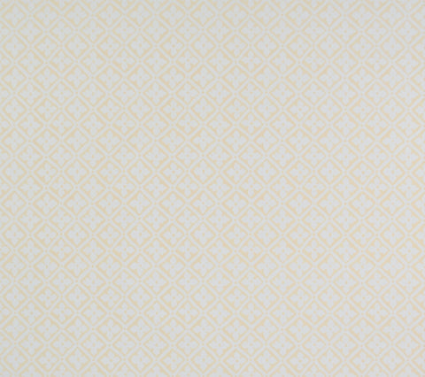 Quadrille Wallpaper: Puccini - Custom Soft Peach on Almost White Paper