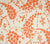 China Seas Fabric: Lysette - Custom Orange on Beige Trevira (Commercial Quality)