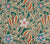 China Seas Fabric: Bunga Print - Green Multi on 100% Cotton Sateen
