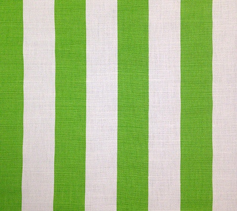China Seas Fabric: Sand Bar Stripe - Custom Jungle Green on Tinted Belgian Linen/Cotton
