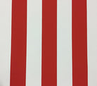 China Seas Wallpaper Sand Bar Stripe Custom Strawberry Red wide stripes on White Paper
