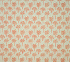 China Seas Fabric: Island Palms - Custom Apricot on Tinted Belgian Linen/Cotton