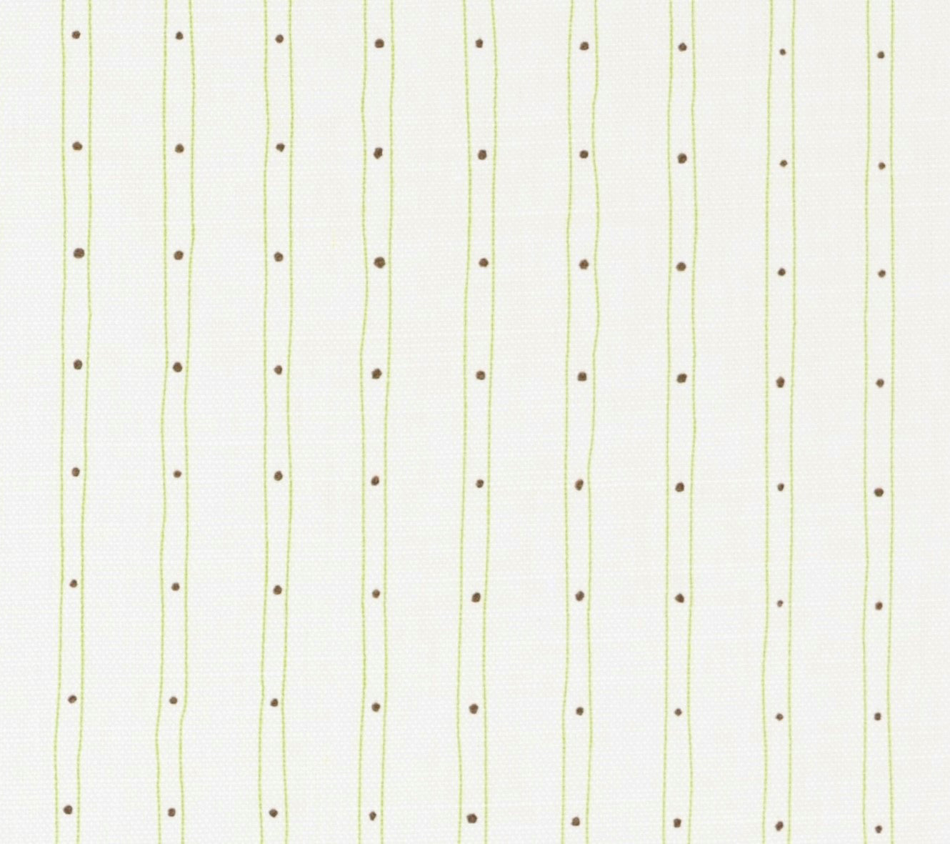 Alan Campbell Fabric: Soho Vertical - Custom Jungle Green / Brown on Tinted Belgian Linen/Cotton detail