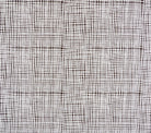 Alan Campbell Fabric: Criss Cross - Custom Brown on White 100% Belgian Linen
