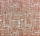 Alan Campbell Fabric: Twill Reverse - Custom Sienna on Oatmeal Belgian Linen/Cotton