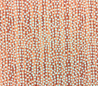 Alan Campbell Wallpaper: Mojave - Custom Burnt Orange on Almost White Paper