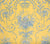 Quadrille Fabric: Charles Burger - Diva Poplin - Bleu / Jaune