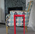 China Seas Fabric: Frowick Small Scale - Custom Black / Tan on Tinted Belgian Linen / Cotton