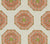 Home Couture Fabric: Medallion - Custom Melon / Taupe / Jade Green on Cream