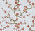 Quadrille Fabric: Cherry Branch - Custom Pale Blue Multi on Ivory Linen / Cotton