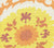 Quadrille Fabric: Suzani - Custom Yellow / Orange on Bleached 100% Silk Matka