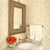 Alan Campbell Wallpaper: Potalla Outline - Custom French Blue on White Paper (5 YARD MINIMUM)